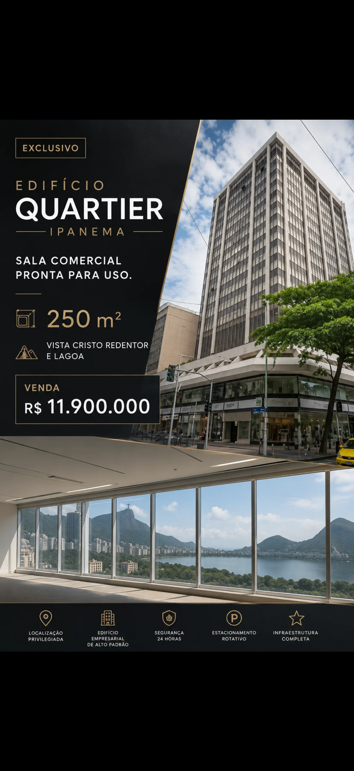 Edifício Quartier, sala comercial 249 m²