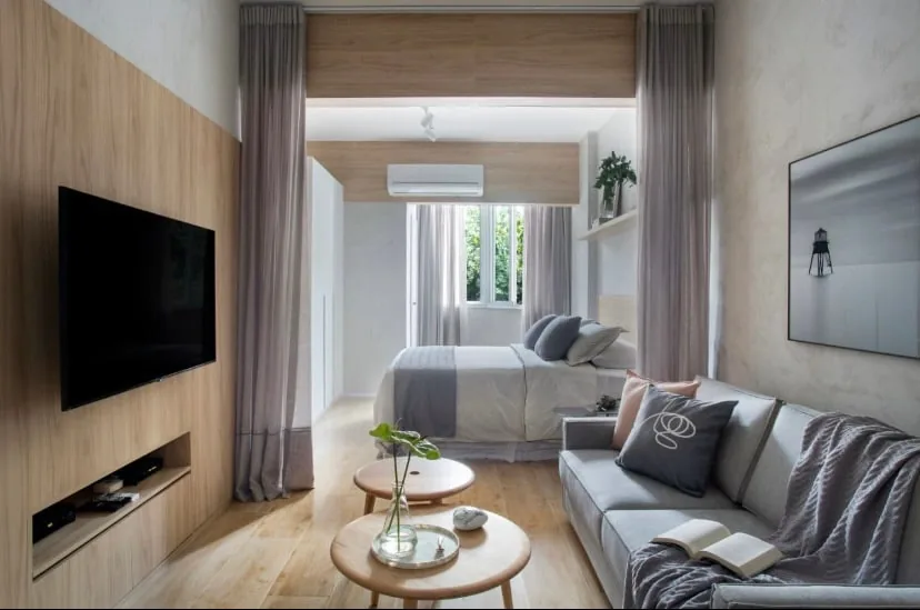 Loft moderno no Leblon, 1 quarto e vaga de garagem